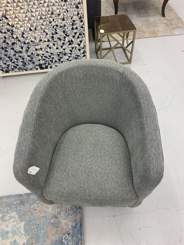 medium grey bucket chair
