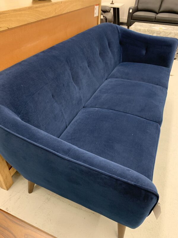 Steel Blue Bucket Sofa