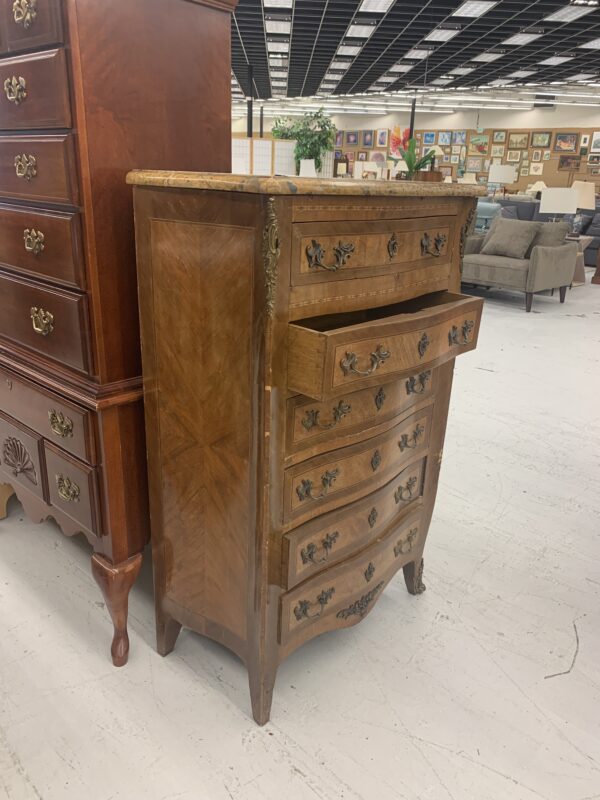 open cherry console table