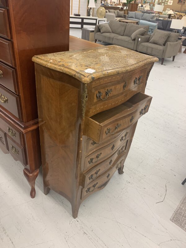 open cherry console table