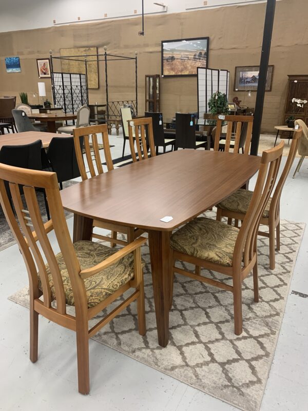 pottery barn large dark wood industrial dining table