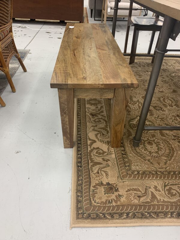 pottery barn large dark wood industrial dining table