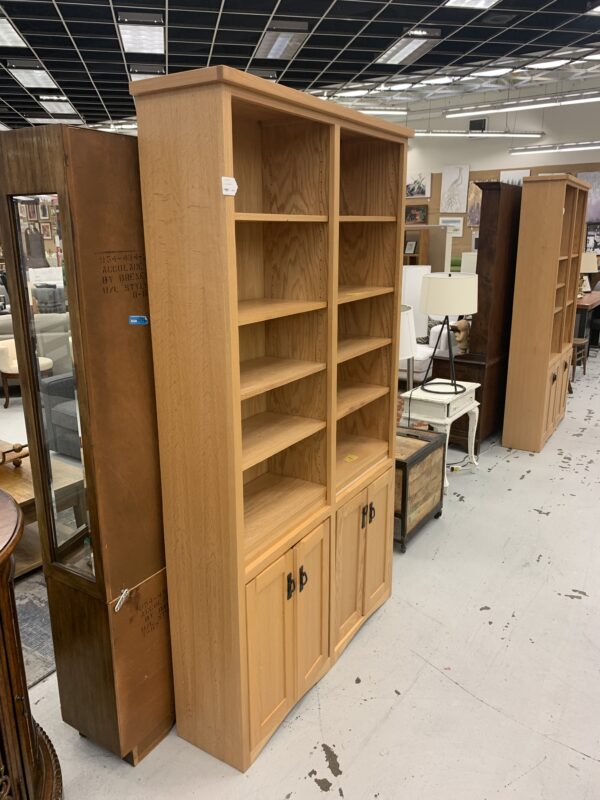 solid oak bookcase