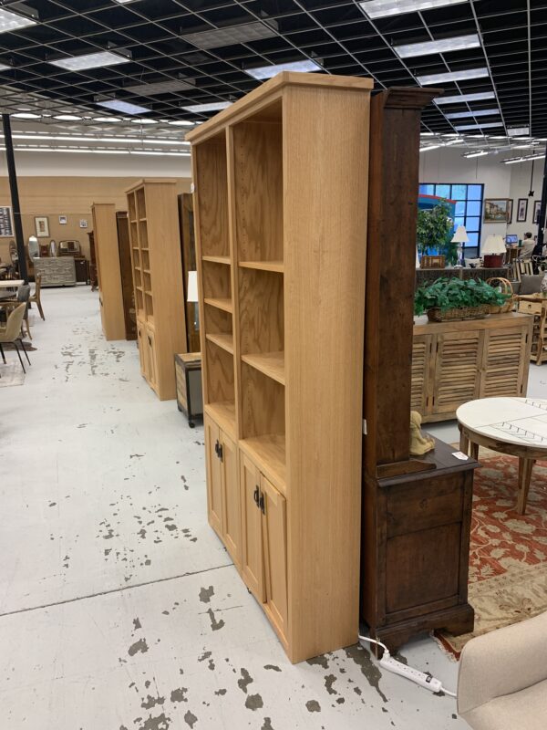 solid oak bookcase