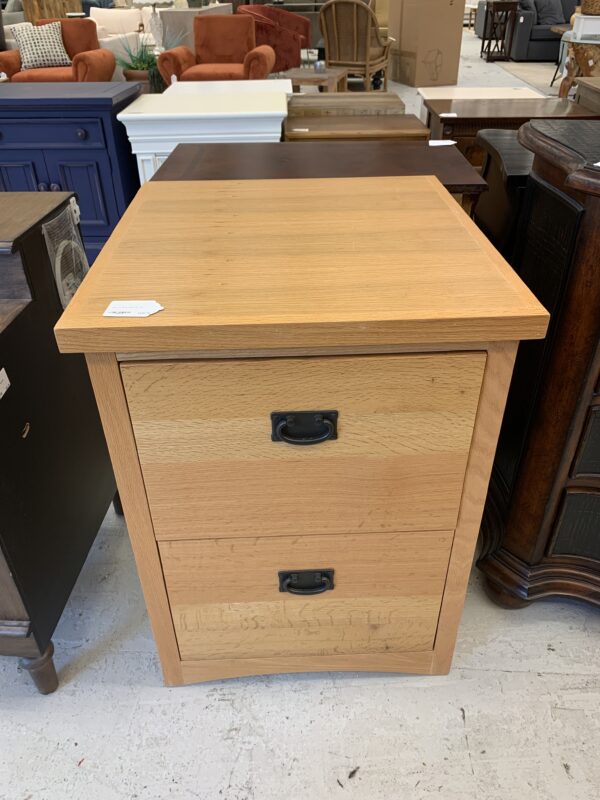 oak filing cabinet