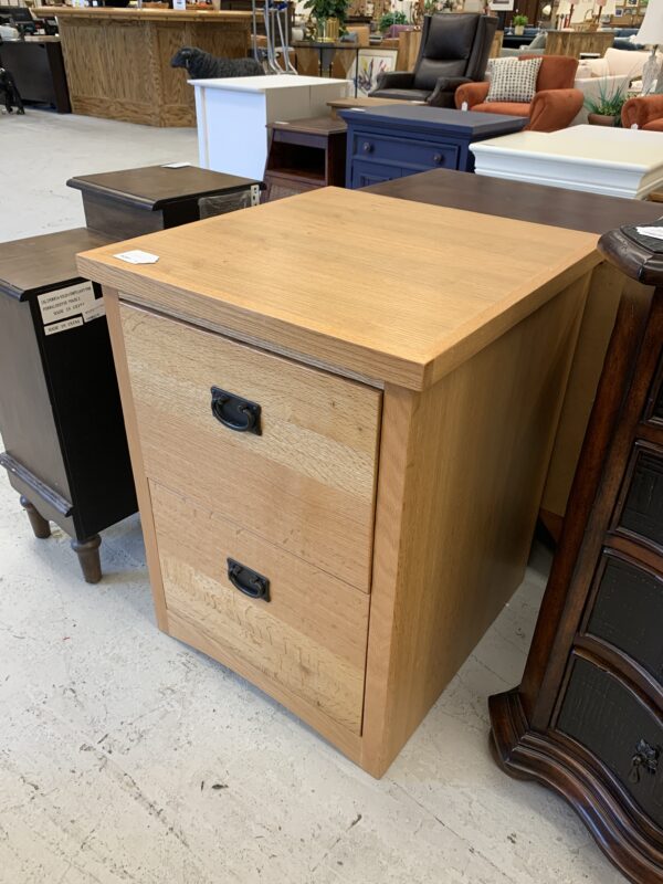 oak filing cabinet